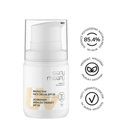 Ochronny krem do twarzy UVA UVB SPF 50 PIGMENT FREE