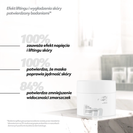 Liftingująca maska do twarzy