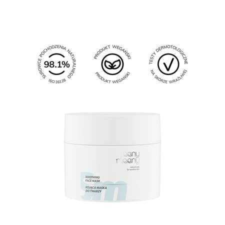 Kojąca maska do twarzy