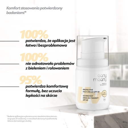 Ochronny krem do twarzy UVA UVB SPF 50